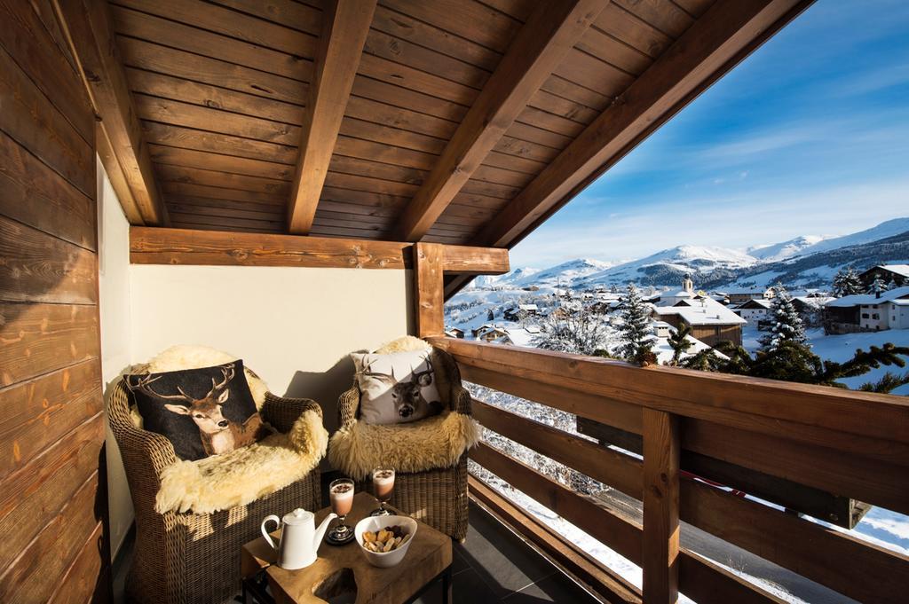 La Val Hotel & Spa Breil/Brigels Bagian luar foto